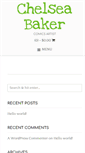 Mobile Screenshot of chelseathebaker.com